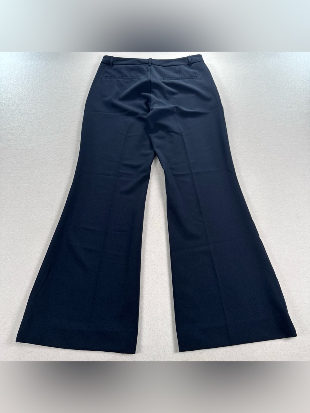 Banana Republic High Rise Bootcut Trousers Women 8 Petite Sculpted Stretch Blue - Picture 2 of 8